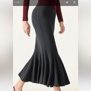 OGL Move Mermaid Maxi Skirt - Black Medium NWT